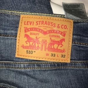 Levi 510 blue jeans